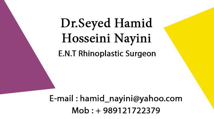 دکتر سیدحمید حسینی نائینی متخصص گوش حلق و بینی